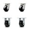 Service Caster 4 Inch Kingpinless Phenolic Wheel Swivel Caster Swivel 2 Rigid SCC, 2PK SCC-KP30S420-PHR-2-R-2 - alternate 1